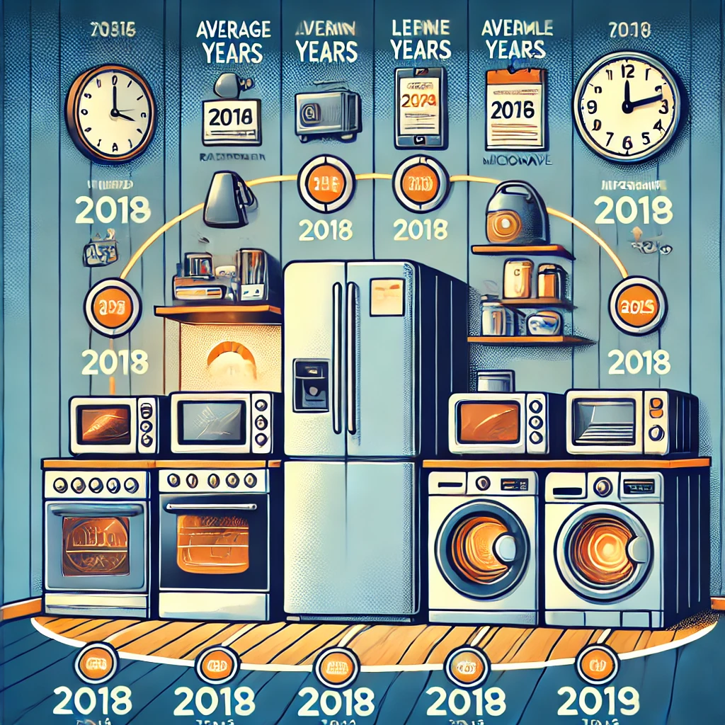 Qual a vida útil de eletrodomésticos
