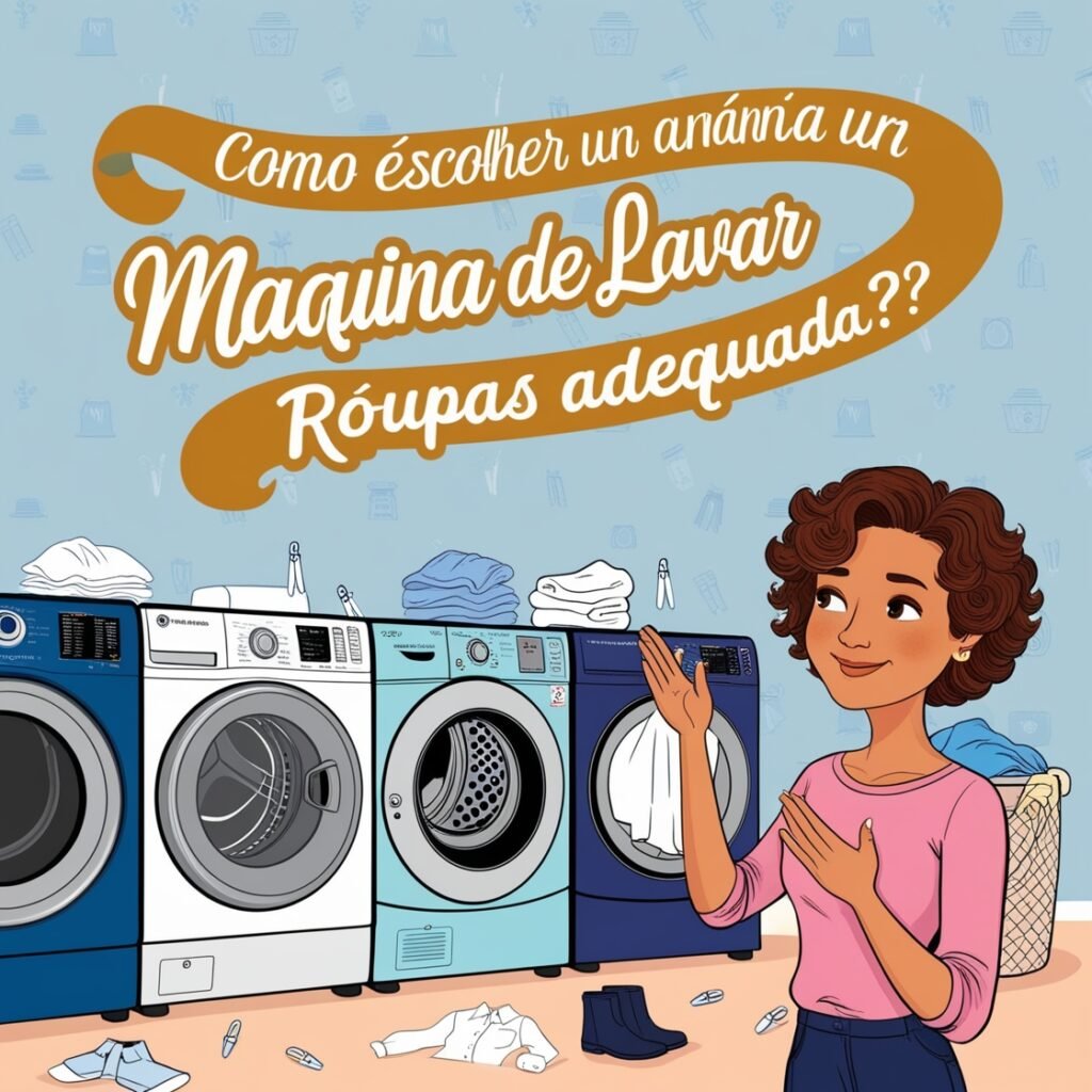 maquina de lavar roupas adequada